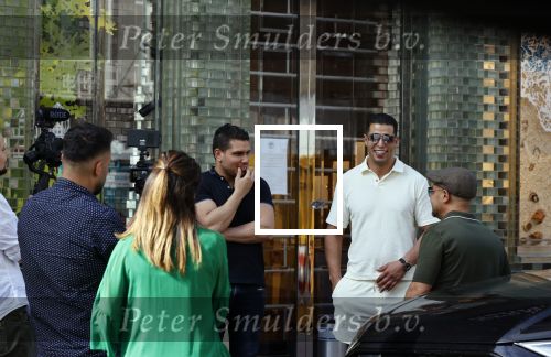 Amsterdam 26 mei 2020
Jalal Oba tijdens opnames voor een soap voor You Tube