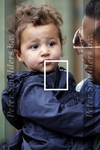 Amsterdam 6 jun i 2020
Jalal Oba met zijn dochter Lina op de pc hooftstraat