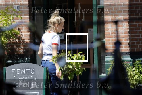 Amsterdam 6 mei 2020
Jennifer Hofman werkt parttime in het restaurant van haar vriend