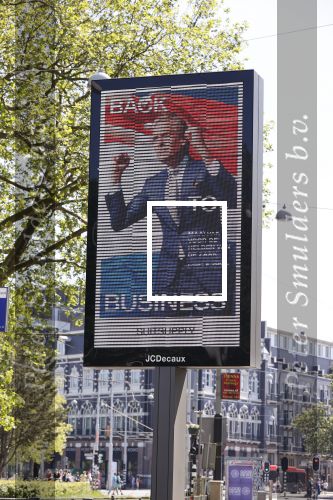 Amsterdam 9 mei 2020
Reclame Jort Kelder voor Suit supply