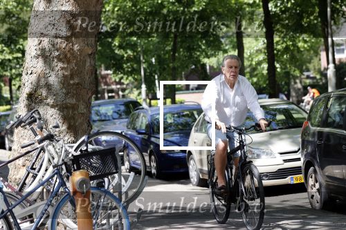 Amsterdam 18 mei 2020
Maarten Spanjer op de fiets in Amsterdam