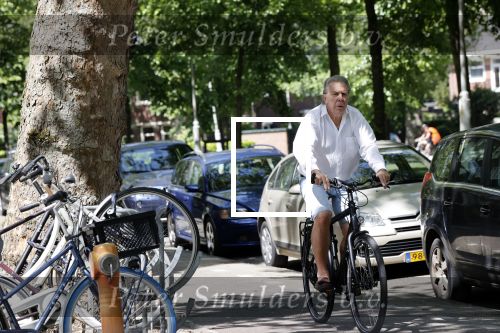 Amsterdam 18 mei 2020
Maarten Spanjer op de fiets in Amsterdam