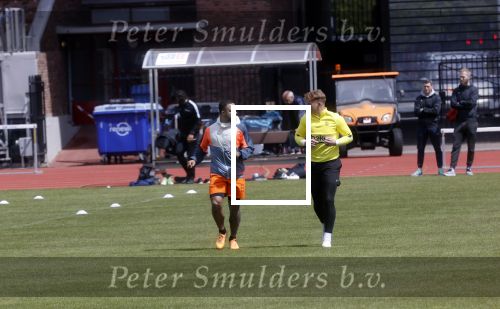 Amsterdam 14 mei 2020
Memphis Depay Edgar David Orlando Engelaar en Ronald Koeman jr trainen in het olympisch stadion.
