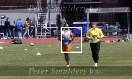 Amsterdam 14 mei 2020
Memphis Depay Edgar David Orlando Engelaar en Ronald Koeman jr trainen in het olympisch stadion.