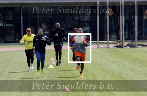 Amsterdam 14 mei 2020
Memphis Depay Edgar David Orlando Engelaar en Ronald Koeman jr trainen in het olympisch stadion.