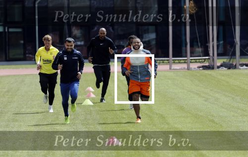 Amsterdam 14 mei 2020
Memphis Depay Edgar David Orlando Engelaar en Ronald Koeman jr trainen in het olympisch stadion.