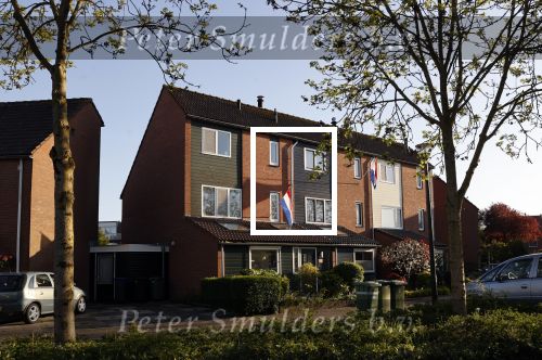 Weesp 5 mei 2020
Huizen in Weesp met de nederlandse vlag ivm bevrijdingsdag.