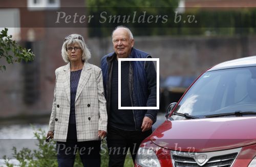 Amsterdam 23 mei 2020
Rob v d Meeberg met zijn vrouw op straat in Amsterdam zuid
