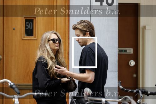 Amsterdam 23 mei 2020
Romee Strijd en haar man  Laurens van Leeuwen in Amsterdam zuid.
