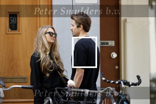 Amsterdam 23 mei 2020
Romee Strijd en haar man  Laurens van Leeuwen in Amsterdam zuid.