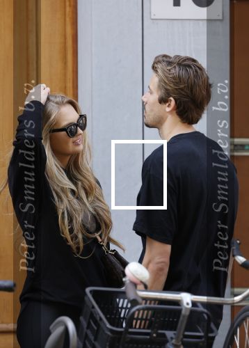 Amsterdam 23 mei 2020
Romee Strijd en haar man  Laurens van Leeuwen in Amsterdam zuid.