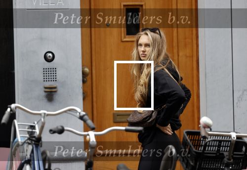 Amsterdam 23 mei 2020
Romee Strijd en haar man  Laurens van Leeuwen in Amsterdam zuid.