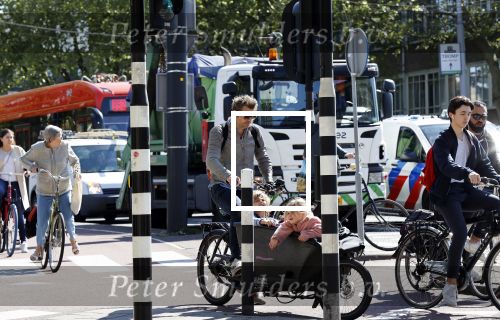Amsterdam 6 mei 2020
Sander lantinga met zijn kinderen in de bakfiets