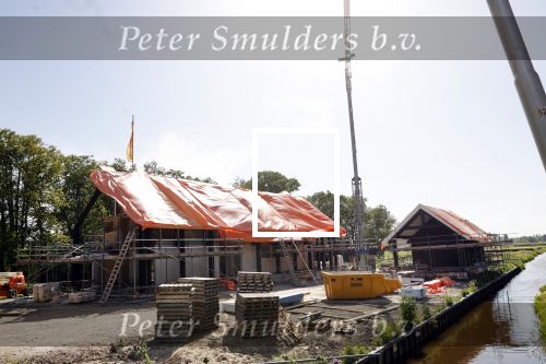Ouderkerk aan de Amstel 23 mei 2020
Het nieuwe huis van Sven Kramer en Naomi v As in aanbouw