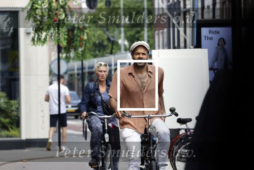 Amsterdam 4 juni 2021
Alain Clarik op de fiets in Amsterdam zuid