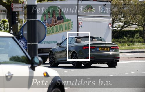 Amsterdam 2 juni 2021
Astrid Joosten in haar audi A5 cabrio