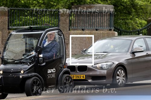 Amsterdam 26 mei 2021
Jeroen Krabbe in zijn Biro karretje