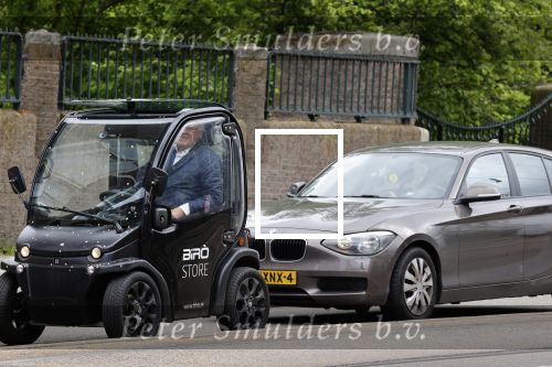 Amsterdam 26 mei 2021
Jeroen Krabbe in zijn Biro karretje