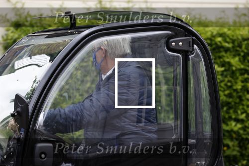 Amsterdam 26 mei 2021
Jeroen Krabbe in zijn Biro karretje