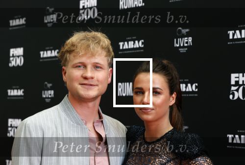 Amsterdam 2 juni 2021
FHM 500 uitreiking bij IJVER in Amsterdam noord. Kalvijn met zijn vriendin Nina Warink