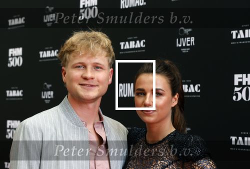 Amsterdam 2 juni 2021
FHM 500 uitreiking bij IJVER in Amsterdam noord. Kalvijn met zijn vriendin Nina Warink