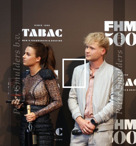 Amsterdam 2 juni 2021
FHM 500 uitreiking bij IJVER in Amsterdam noord. Kalvijn met zijn vriendin Nina Warink
