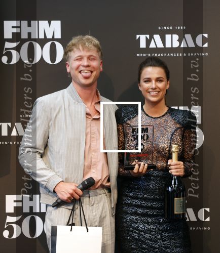 Amsterdam 2 juni 2021
FHM 500 uitreiking bij IJVER in Amsterdam noord. Kalvijn met zijn vriendin Nina Warink