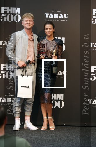 Amsterdam 2 juni 2021
FHM 500 uitreiking bij IJVER in Amsterdam noord. Kalvijn met zijn vriendin Nina Warink