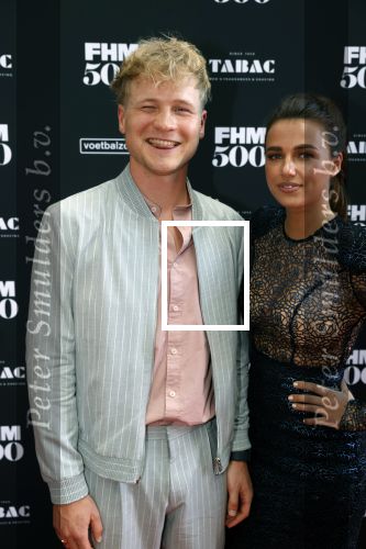 Amsterdam 2 juni 2021
FHM 500 uitreiking bij IJVER in Amsterdam noord. Kalvijn met zijn vriendin Nina Warink