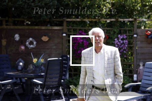 Almere 7 juni 2021
Klaas Wilting thuis in zijn tuin.