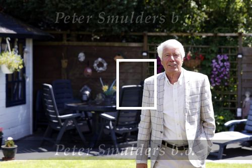 Almere 7 juni 2021
Klaas Wilting thuis in zijn tuin.