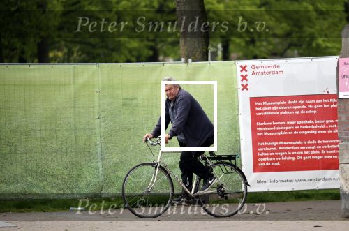 Amsterdam 20 mei 2021
Michiel Romeijn/ Michiel Romeyn  op zijn fiets in Amsterdam zuid