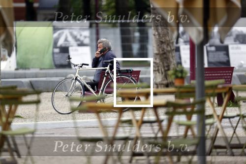 Amsterdam 20 mei 2021
Michiel Romeijn/ Michiel Romeyn  op zijn fiets in Amsterdam zuid