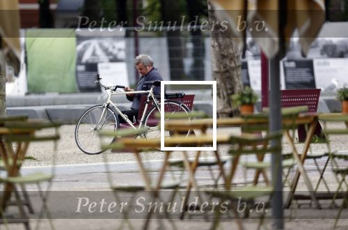 Amsterdam 20 mei 2021
Michiel Romeijn/ Michiel Romeyn  op zijn fiets in Amsterdam zuid