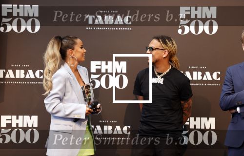 Amsterdam 2 juni 2021
FHM 500 uitreiking bij IJVER in Amsterdam noord. Monica Geuze met Ronnie Flex