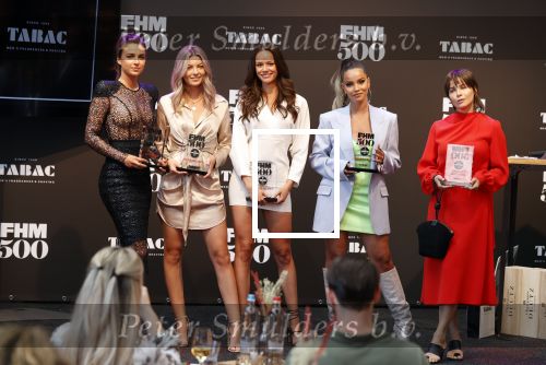 Amsterdam 2 juni 2021
FHM 500 uitreiking bij IJVER in Amsterdam noord. Nina Warink Daisy Fontein Victoria Koblenko Monica Geuze  en Dayenne Huipen