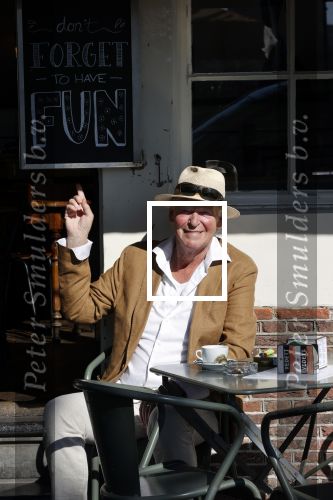 Amsterdam 8 juni 2021
Peter Faber op terras bij cafe Kobalt.