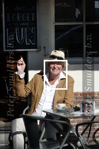 Amsterdam 8 juni 2021
Peter Faber op terras bij cafe Kobalt.