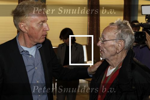 Laren 19 april 2010
Presentatie boek en de 85 e verjaardag van Johnny Kraaijkamp sr in het Rosa Spier huis. Rijk de Gooijer en Andre v Duin
Peter Smulders bv