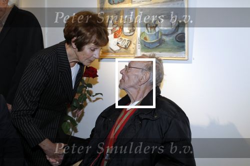 Laren 19 april 2010
Presentatie boek en de 85 e verjaardag van Johnny Kraaijkamp sr in het Rosa Spier huis. Rijk de Gooijer met Mies Bouwman
Peter Smulders bv