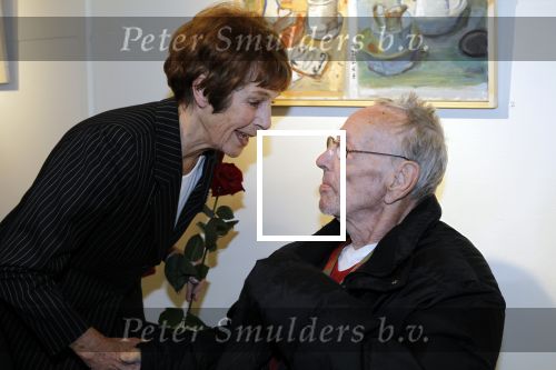 Laren 19 april 2010
Presentatie boek en de 85 e verjaardag van Johnny Kraaijkamp sr in het Rosa Spier huis. Rijk de Gooijer met Mies Bouwman
Peter Smulders bv