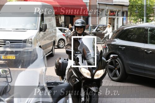 Amsterdam 4 juni 2021
Ron Brandsteder op zijn motor in Amsterdam zuid