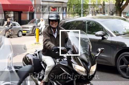Amsterdam 4 juni 2021
Ron Brandsteder op zijn motor in Amsterdam zuid