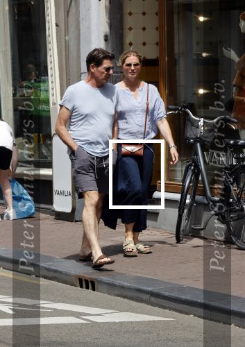Amsterdam 17 juni 2021
Twan Huys met zijn vrouw in het centrum van Amsterdam
