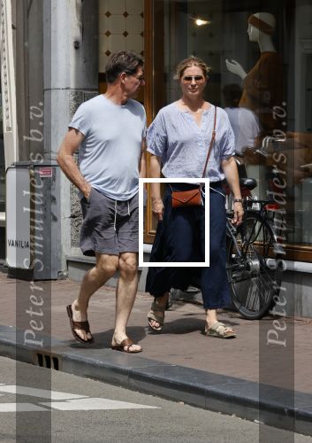 Amsterdam 17 juni 2021
Twan Huys met zijn vrouw in het centrum van Amsterdam