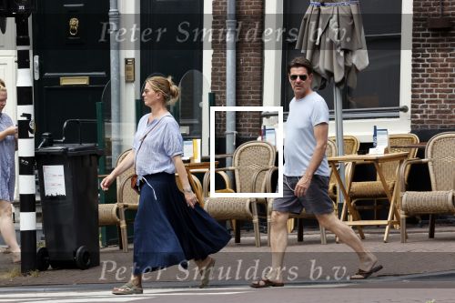 Amsterdam 17 juni 2021
Twan Huys met zijn vrouw in het centrum van Amsterdam
