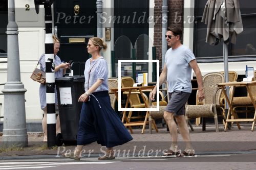 Amsterdam 17 juni 2021
Twan Huys met zijn vrouw in het centrum van Amsterdam