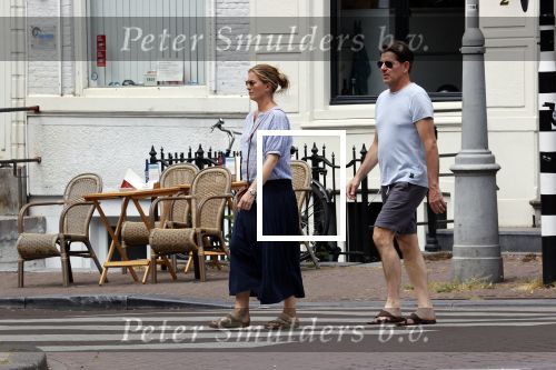 Amsterdam 17 juni 2021
Twan Huys met zijn vrouw in het centrum van Amsterdam