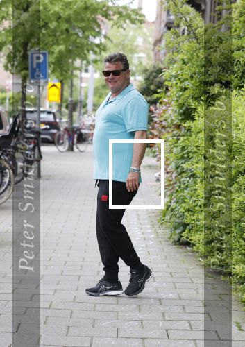 Amsterdam 29 mei 2021
Wolter Kroes en kennis Richard lopend door Amsterdam zuid.