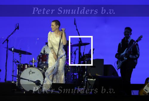 Den Haag 11 juni 2022
Zangeres Anouk Teeuwe trouwt met haar verloofde Dominique Schemmekes op het podium tijdens haar concert op het Malieveld.